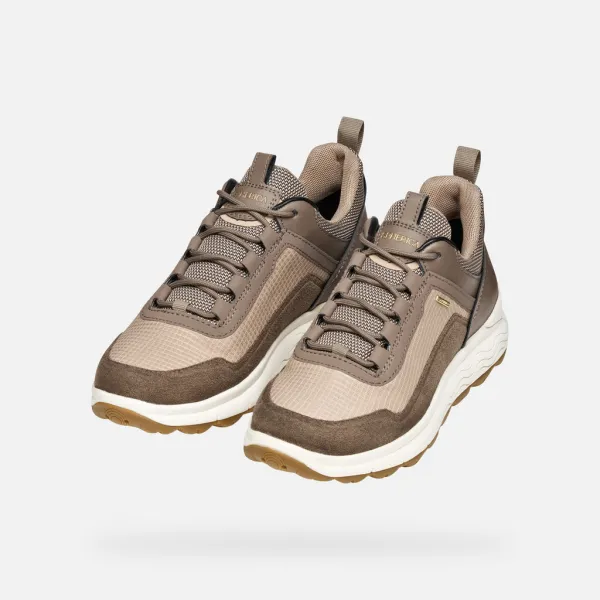 Beige women's sneakers Geox Spherica 4x4 B ABX - Women's