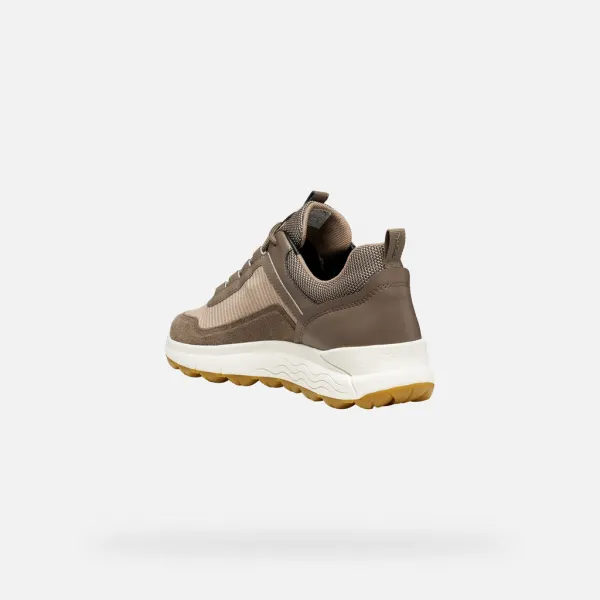 Beige women's sneakers Geox Spherica 4x4 B ABX - Women's