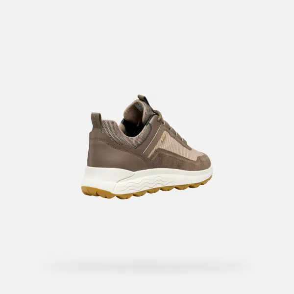 Beige women's sneakers Geox Spherica 4x4 B ABX - Women's