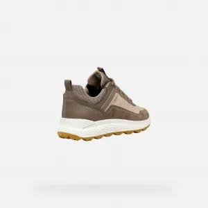 Beige women's sneakers Geox Spherica 4x4 B ABX - Women's