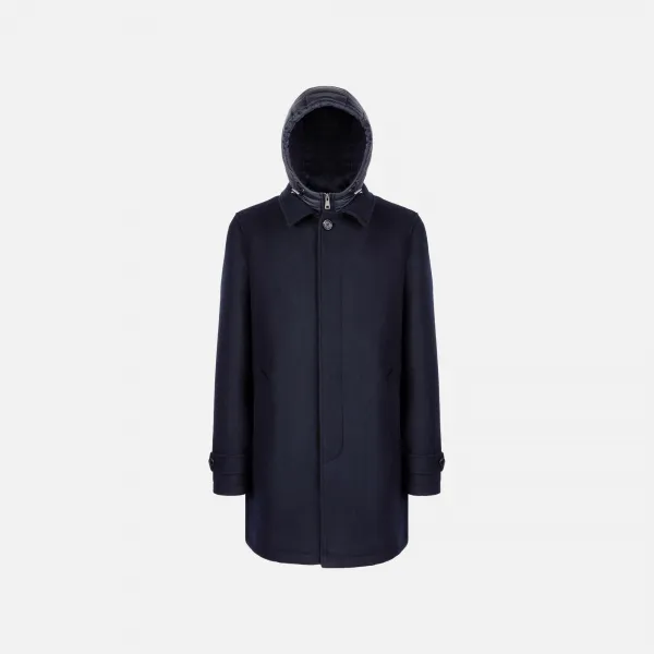Men's Dark Blue Coat Geox Monreale - Men's