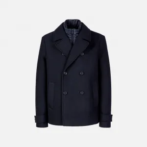 Men's Dark Blue Coat Geox Claudio - Men's