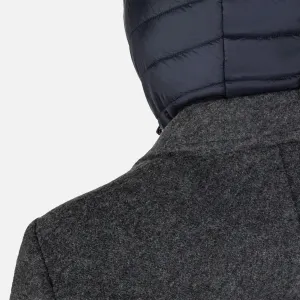 Grey Men's Coat Geox Claudio - Men's