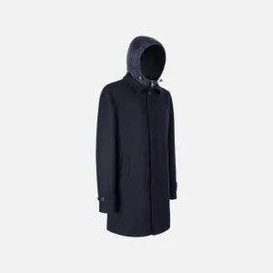 Men's Dark Blue Coat Geox Monreale - Men's