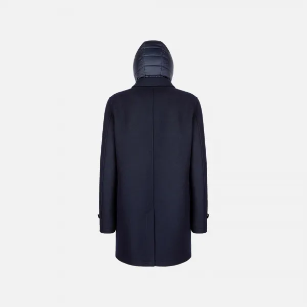 Men's Dark Blue Coat Geox Monreale - Men's