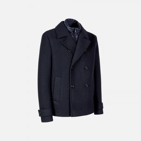 Men's Dark Blue Coat Geox Claudio - Men's