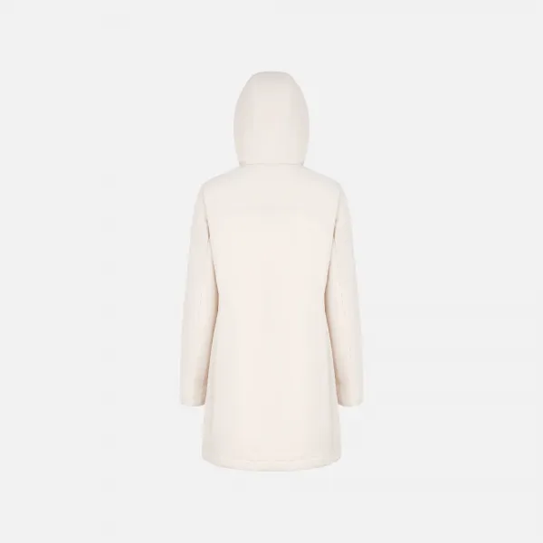 Cream Women's Parka Geox Spherica - Women's