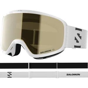 Salomon AKSIUM 2.0 ACCESS Unisex lyžiarske okuliare, biela, veľkosť