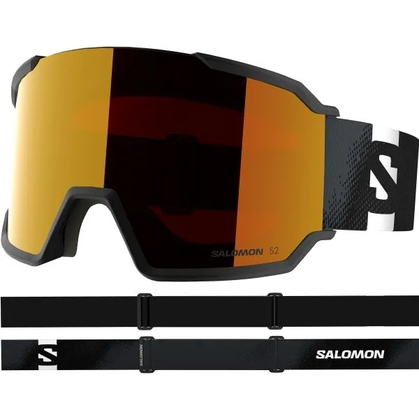 Salomon S/VIEW 3 ML Unisex lyžiarske okuliare, čierna, veľkosť
