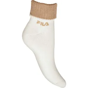 Fila LIFESTYLE QUARTER FULL TERRY Dámske ponožky, hnedá, veľkosť 35-38