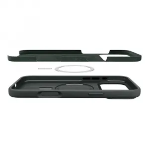 Spigen Silicone Fit Mag MagSafe, iPhone 17 Pro Max, tmavo zelený