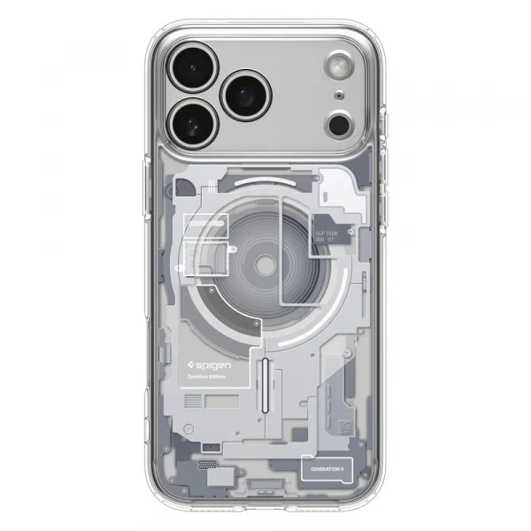 Spigen Ultra Hybrid Mag s MagSafe, iPhone 17 Pro Max, zero one, biely