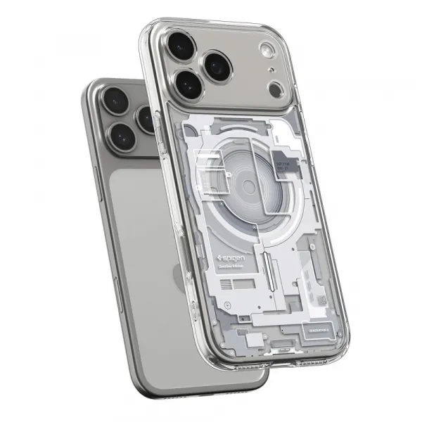 Spigen Ultra Hybrid Mag s MagSafe, iPhone 17 Pro Max, zero one, biely