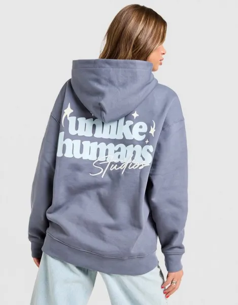 Unlike Humans Mikina S Kapucňou Studio