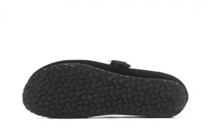 Birkenstock Santa Clarita Velvet W "Black" (1030802)