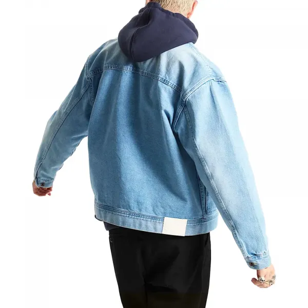 Vans Premium Mcavoy Trucker Jacket "Light Stonewash Blue" (VN000PJ2TTJ)