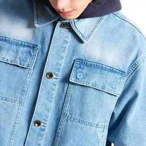 Vans Premium Mcavoy Trucker Jacket "Light Stonewash Blue" (VN000PJ2TTJ)