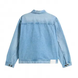 Vans Premium Mcavoy Trucker Jacket "Light Stonewash Blue" (VN000PJ2TTJ)
