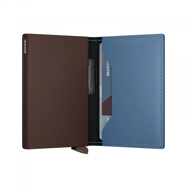 Secrid Bandwallet Matte "Steel Blue-Brown" (BMA-STEEL-BLUE-BROWN)