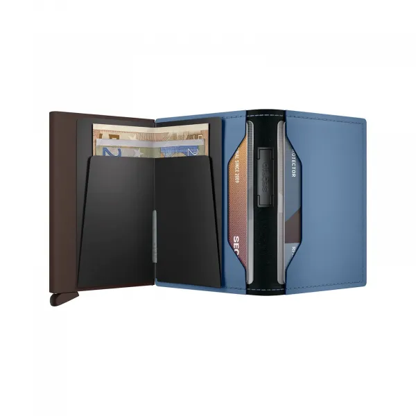 Secrid Bandwallet Matte "Steel Blue-Brown" (BMA-STEEL-BLUE-BROWN)