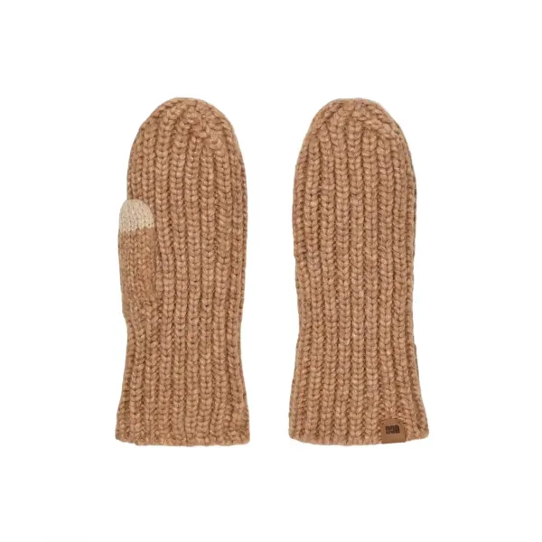 UGG Chunky Rib Mitten "Camel" (101022-CAMEL)