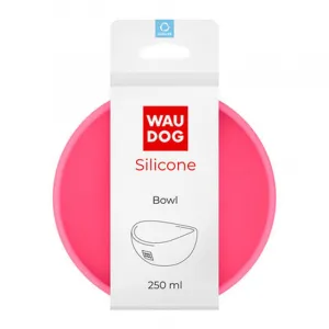 Silikónová miska pre mačku alebo psa ružová 250ml