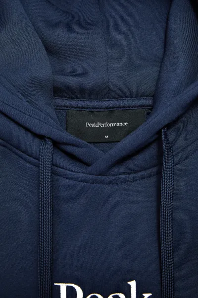 Mikina Peak Performance M Original Hood Blue Shadow