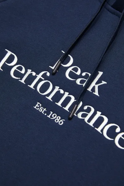 Mikina Peak Performance M Original Hood Blue Shadow