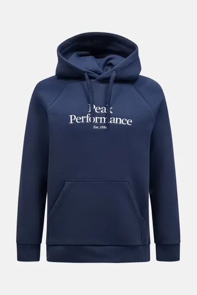 Mikina Peak Performance M Original Hood Blue Shadow