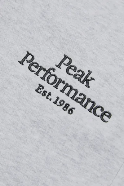 Tepláky Peak Performance Jr Original Pants Mel Med Grey Mel