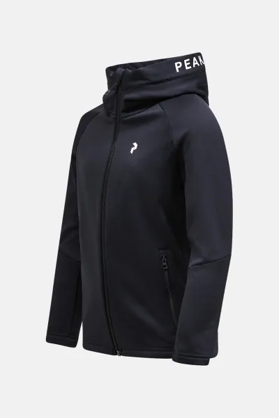 Bunda Peak Performance Jr Rider Zip Hood Black