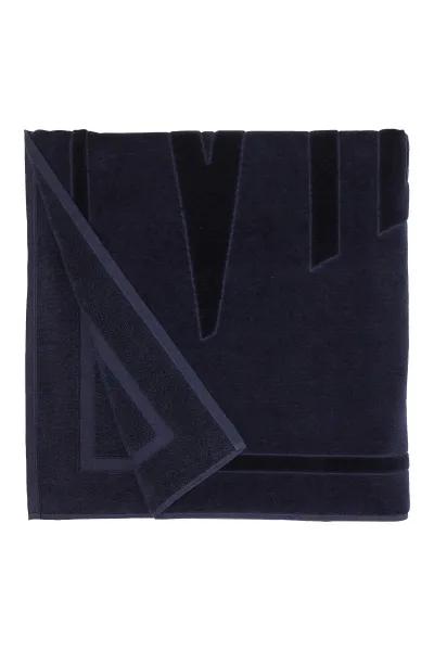 Uterák Vilebrequin Solid Organic Cotton Beach Towel Bleu Marine