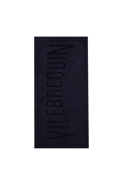 Uterák Vilebrequin Solid Organic Cotton Beach Towel Bleu Marine