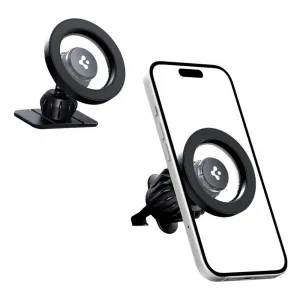 Spigen MFT13 Dashboard & Vent MagSafe držiak na mobil do auta, čierny