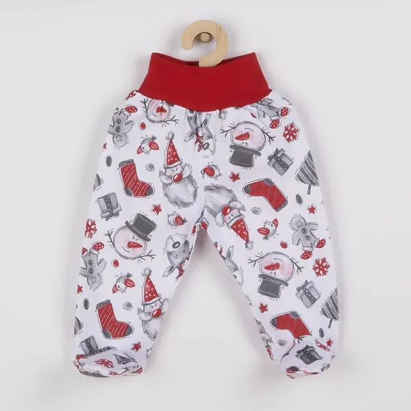 Dojčenské bavlnené polodupačky New Baby Christmas 68 (4-6m)