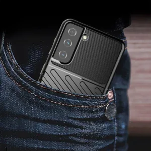 MG Thunder silikónový kryt na Samsung Galaxy S23 Plus, čierny