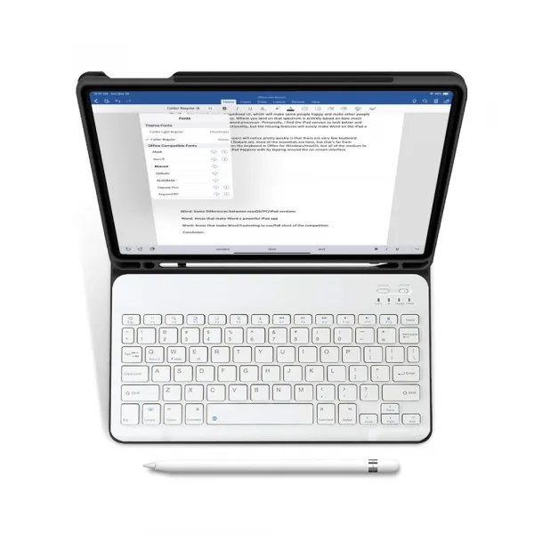 Tech-Protect SC Pen puzdro s klávesnicou na iPad Air 10.9'' 4-5gen 2020-2022 / 11'' 6gen 2024, čierne (TEC921018)