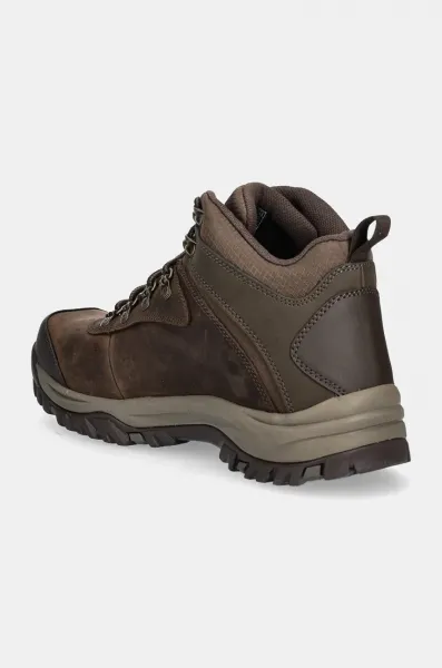 Topánky Skechers Relement Lennox pánske, hnedá farba, jemne zateplené, 205240