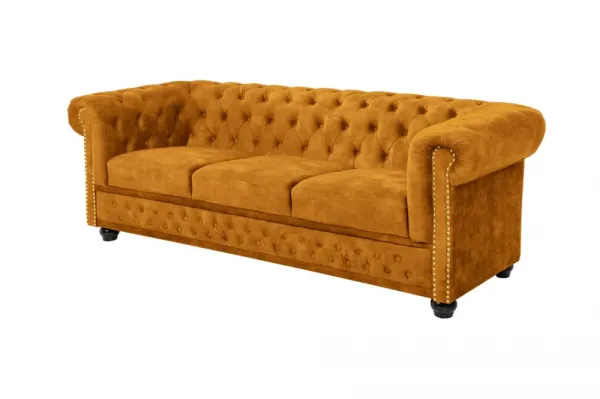 Chesterfield pohovka 3-miestna MIDAS Dekorhome