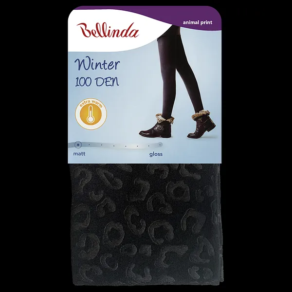Bellinda 
WINTER 100 DEN - Dámske zimné pančuchy - animal print