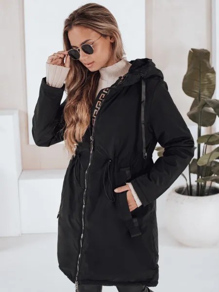 Dámska bunda parka VERONI čierna Dstreet