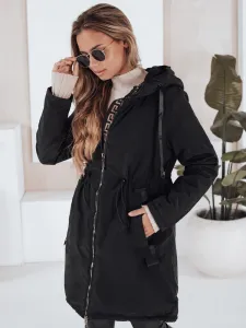 Dámska bunda parka VERONI čierna Dstreet