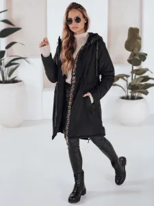 Dámska bunda parka VERONI čierna Dstreet