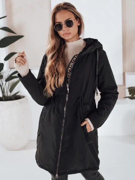 Dámska bunda parka VERONI čierna Dstreet