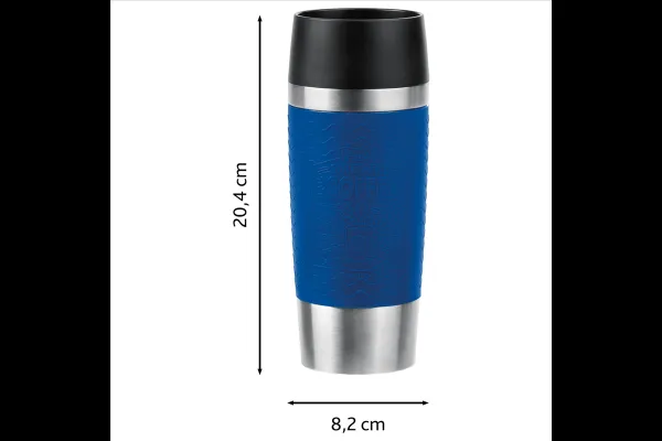Termohrnček Tefal Travel Mug Eco N2024110 Modrý/Nerezový 0,36 l