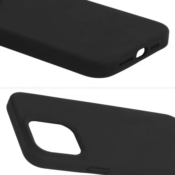 MG Silicone Lite kryt na iPhone 16 Plus, čierny