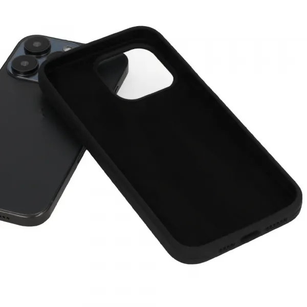 MG Silicone Lite kryt na iPhone 16 Plus, čierny