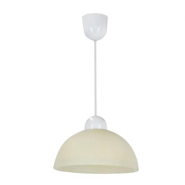 Závesná lampa Vanilia 18 1x60W e27 krémové tienidlo