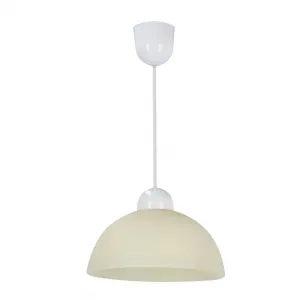 Závesná lampa Vanilia 18 1x60W e27 krémové tienidlo