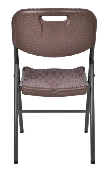 Rozkladacia stolička RATTAN hnedá